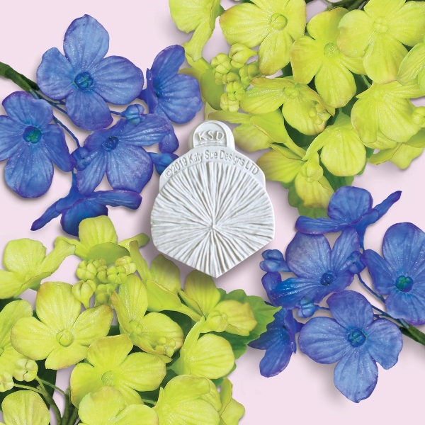 Silicone Veiner - Filler Flowers, Hydrangea Back Veiner